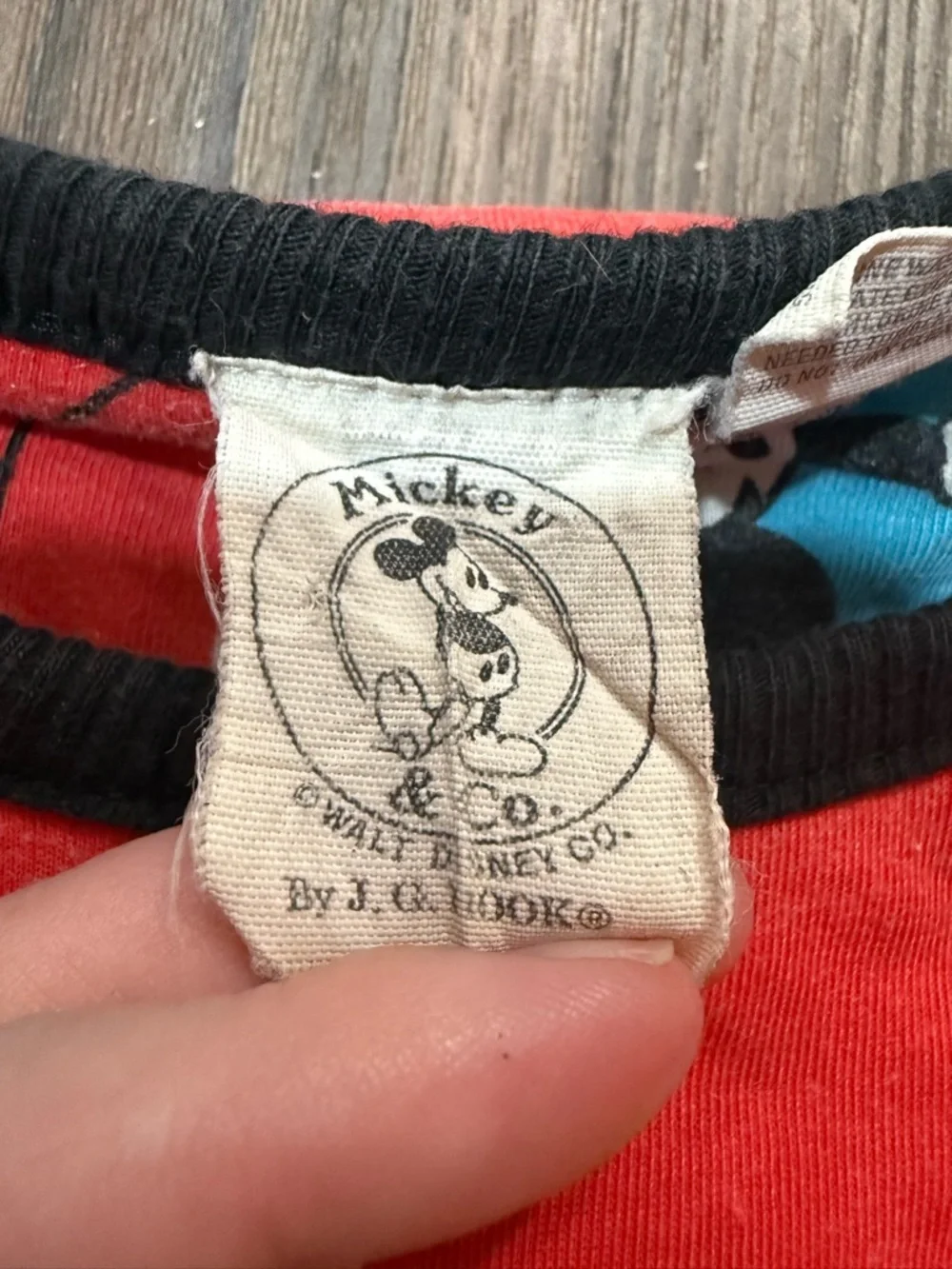 Vintage 90s Mickey Mouse Aviation Sweatshirt OSFM Disney JG Hook Rare